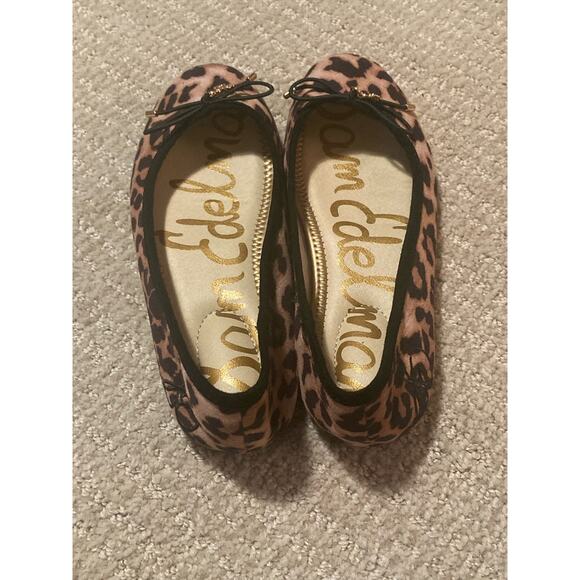 Sam Edleman Leopard Animal Print Ballet Flats Photoshoots! ~ Size 2 Big Kid - Picture 3 of 5